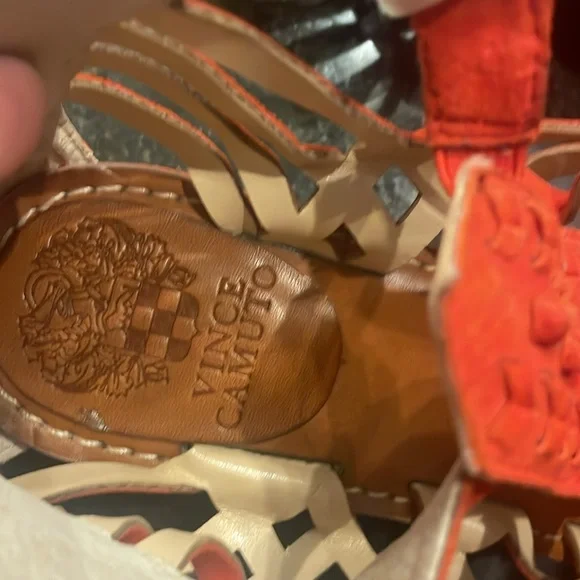 Vince Camuto Orange/ref Woven Sandals - Picture 4 of 6